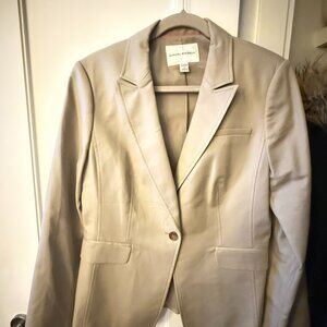Banana Republic Cream Blazer Size 14